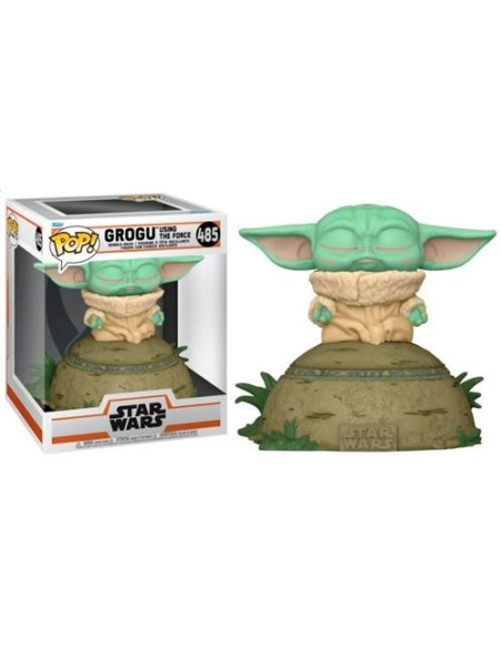 FUNKO POP STAR WARS THE MANDALORIAN THE CHILD USANDO LA FUERZA SFX N 485 -CAJA ORIGINAL- 15 CM