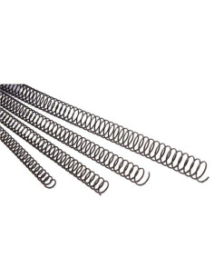 GBC ESPIRAL METÁLICA PASO 51 12MM A4 NEGRO C100