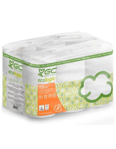 GC ECOLOGIC PAPEL HIGIÉNICO 200224M FSC DOBLE CAPA PACK 12 ROLLOS RECICLADO BLANCO