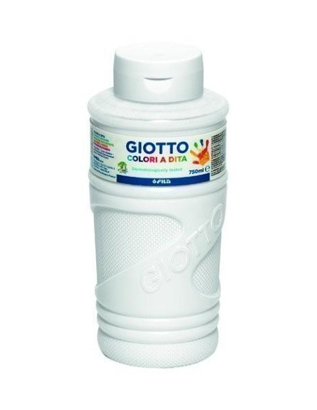 PINTURA de DEDOS GIOTTO 750 ml bote BLANCO