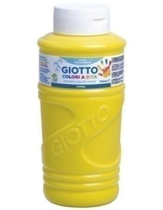 GIOTTO PINTURA DE DEDOS DE 750 ML COLOR AMARILLO