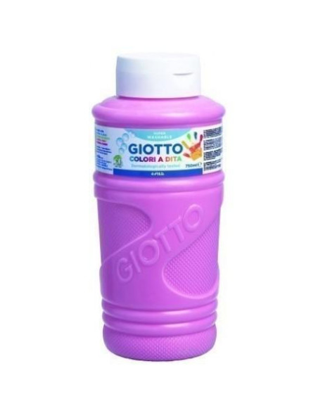 PINTURA de DEDOS GIOTTO 750 ml bote ROSA