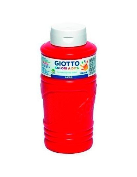 PINTURA de DEDOS GIOTTO 750 ml bote ROJO