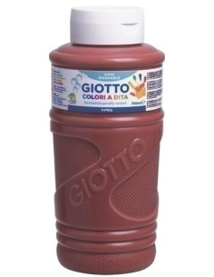 GIOTTO PINTURA DE DEDOS DE 750 ML COLOR MARRÓN
