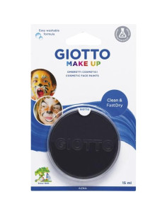 GIOTTO PINTURA FACIAL INDIVIDUAL UNISEX PARA NIÑOS 15ML NEGRO -BLISTER-