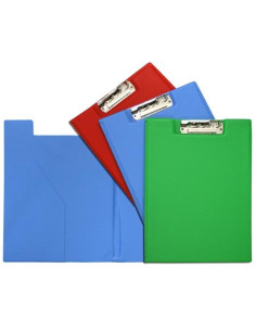 GRAFOPLÁS CARPETA CON PINZA COLORS MINICLIP FOLIO CBOLSA INTERIOR PVC AZUL