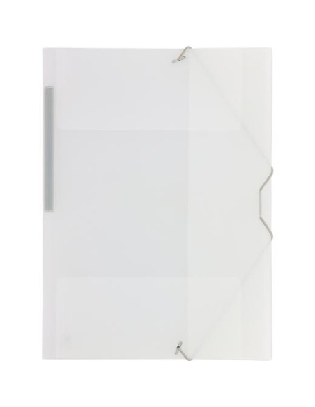CARPETA de GOMAS y SOLAPAS GRAFOPLAS PP TRANS COLORGRAF F INCOLORO