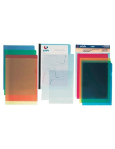 GRAFOPLAS DOSSIER UÑERO A4 POLIPROPILENO ROJO BOLSA -10U-