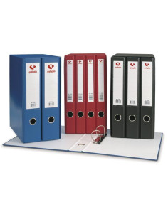 GRAFOPLÁS ARCHIVADOR PALANCA FOLIO MODULO 3 CARPETAS 40MM DE LOMO AZUL