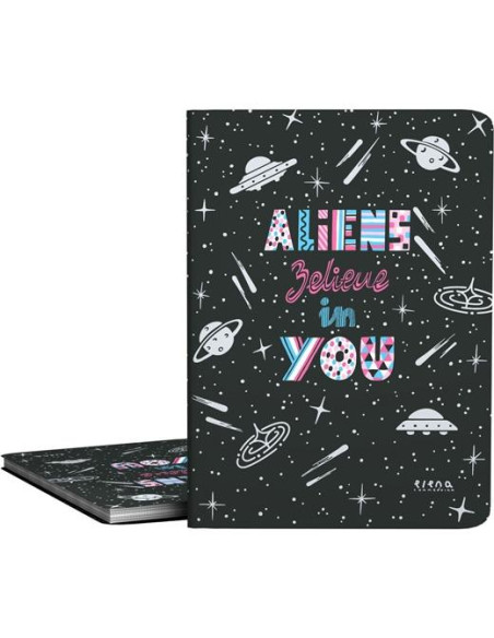 GRAFOPLÁS CARPETA 30 FUNDAS POLIPLÁS DIN-A4 EC3PP ALIENS