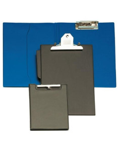 GRAFOPLÁS CARPETA CON PINZA MINICLIP FOLIO CBOLSA INTERIOR PVC FLEXIBLE NEGRO