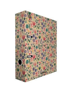 GRAFOPLÁS ARCHIVADOR PALANCA 65MM A4 KRAFT Y CARTÓN RECICLADO UNINATURE HOLANDA