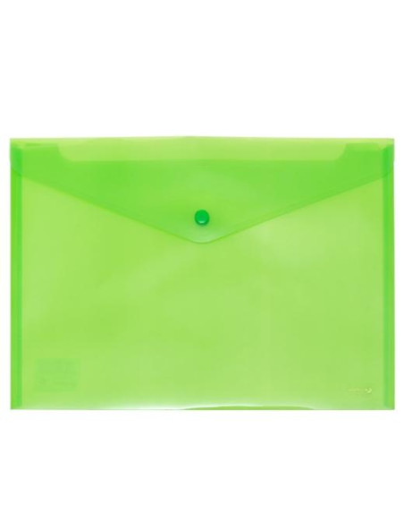 GRAFOPLÁS SOBRE BROCHE ECOPLÁS FOLIO POLIPROPILENO TRANSLÚCIDO VERDE