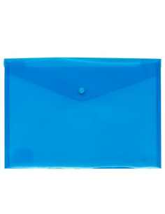 GRAFOPLÁS SOBRE BROCHE ECOPLÁS FOLIO POLIPROPILENO TRANSLÚCIDO AZUL