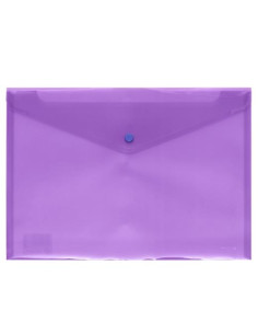 GRAFOPLÁS SOBRE BROCHE ECOPLÁS FOLIO POLIPROPILENO TRANSLÚCIDO VIOLETA