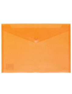 GRAFOPLÁS SOBRE BROCHE ECOPLÁS FOLIO POLIPROPILENO TRANSLÚCIDO NARANJA