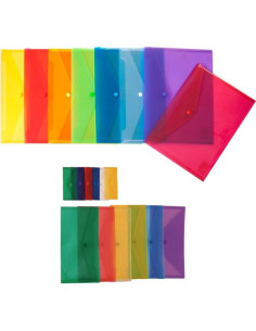 GRAFOPLÁS SOBRE BROCHE ECOPLÁS 14 POLIPROPILENO TRANSLÚCIDO ROJO