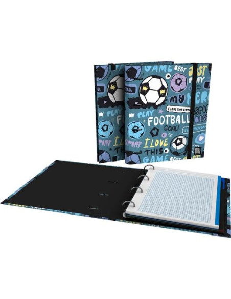 GRAFOPLÁS CARPETA ANILLAS MIXTAS 4X35 CARPEBOOK A4 CRECAMBIO 90H 5X5 90GR CARTÓN FORRADO BITS&BOBS HERO