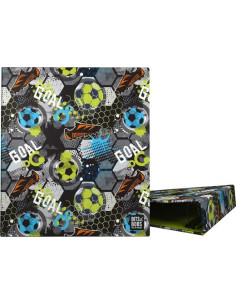 GRAFOPLÁS CARPETA ANILLAS 4X40MM A4 CARTÓN FORRADO FSC BITS&BOBS 24 GOAL