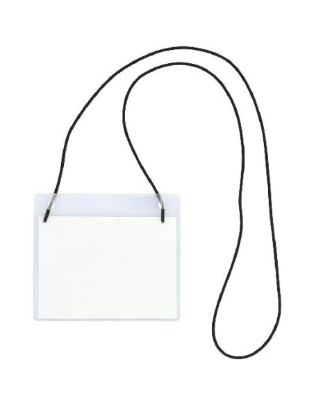 GRAFOPLÁS PORTADISTINTIVO CGOMA ELÁSTICA 95X110MM PVC RÍGIDO TRANSPARENTE