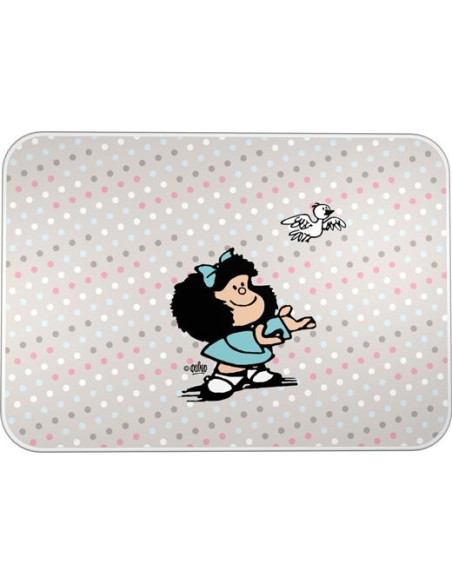 GRAFOPLÁS VADE DE SOBREMESA 47X33CM PVC RÍGIDO ANTIDESLIZANTE MAFALDA BIRD