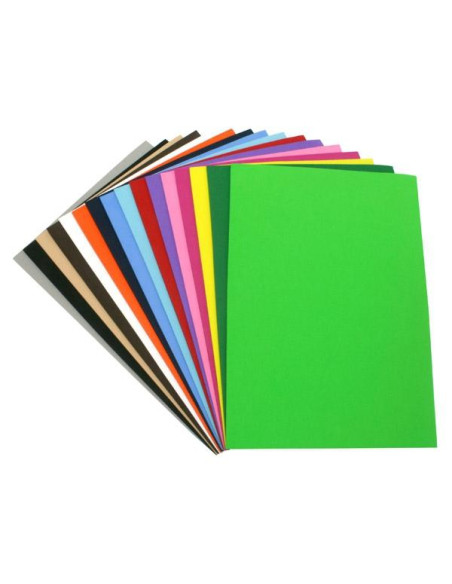 GOMA EVA FIXO KIDS HOJA 40x60 cm ROSA PAQUETE de 10