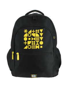 GRAFOPLÁS MOCHILA ROOMY BITS&BOBS FLÚOR AMARILLO