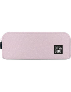 GRAFOPLÁS PORTATODO DE SILICONA BITS&BOBS ROSA PASTEL GLITTER