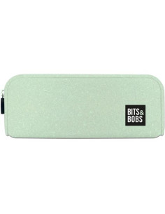 GRAFOPLÁS PORTATODO DE SILICONA BITS&BOBS VERDE PASTEL GLITTER