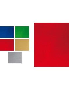 GRAFOPLÁS CARTULINA METALIZADA 50X65CM 230GR PACK DE 10H VERDE