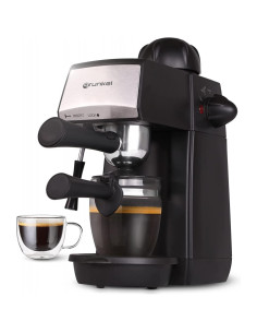 GRUNKEL CAFETERA ESPRESSO 5 BARES Y 870W CON PISTOLA DE ESPUMA