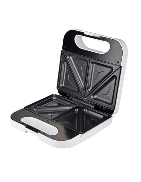 GRUNKEL SANDWICHERA DOBLE 750W CON CORTE TRIANGULAR BLANCO