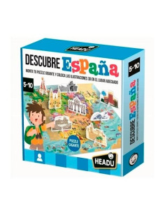 HEADU JUEGO EDUCATIVO DESCUBRE ESPAÑA STEM 5-10 AÑOS