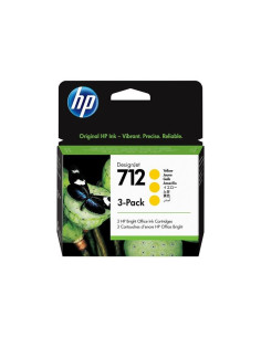 HP TINTA AMARILLO DESIGNJET T200  T600- N 712 *PACK 3*