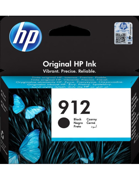 CARTUCHO INKJET HP 3YL80AE N912 OFFICEJET  PRO 8012801480158017PRO-8022802380248025 NEGRO 300 PAGINAS