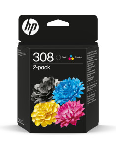 HP TINTA PACK NEGRO  TRICOLOR ENVY SERIES 6110 6120 6130 6520 6530 - N 308