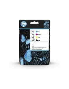 HP TINTA BK C M Y OFFICEJET PRO 250 270 8100 8600 SERIES - N 950  951 *PACK DE 4*