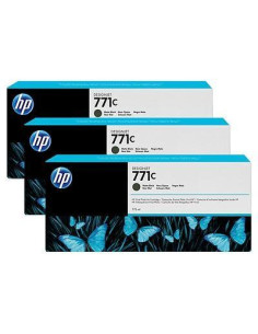 HP CARTUCHO GF PARA Z6200 MBK 771C COLOR NEGRO MATE PACK 3 UDS