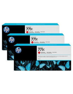 HP CARTUCHO GF PARA Z6200 CRD 771C COLOR ROJO CROMÁTICO PACK 3 UDS