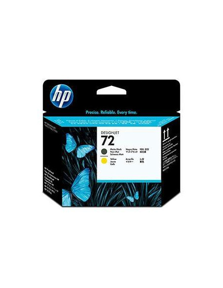 CABEZAL HP C9384A N72 NEGRO MATE Y AMARILLO