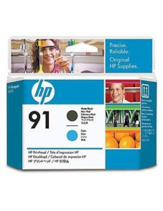 HP CABEZAL DE IMPRESIÓN NEGRO MATE Y CIAN DESIGNJET Z6100 - N91