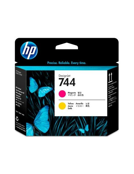 CABEZAL INKJET HP F9J87A N744 DESINGJET MAGENTA y AMARILLO