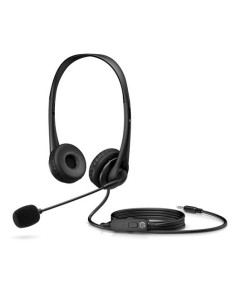 HP AURICULARES G2 DIADEMA BINAURAL C MICRÓFONO JACK 35 MM NEGRO