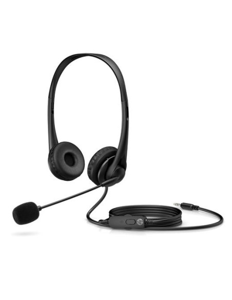 HP AURICULARES G2 DIADEMA BINAURAL C MICRÓFONO JACK 35 MM NEGRO