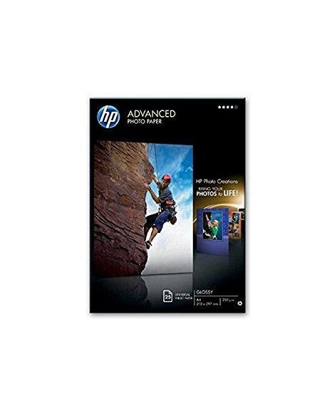 HP PAPEL FOTOGRÁFICO SATINADO AVANZADO 250GM2 A4 210X297MM 25 HOJAS