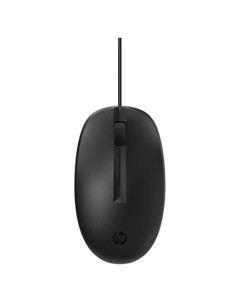 HP RATÓN 128 CABLE USB AMBIDIESTRO NEGRO