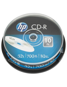 HP CD-R  700MB 52X TARRINA DE 10 UNIDADES
