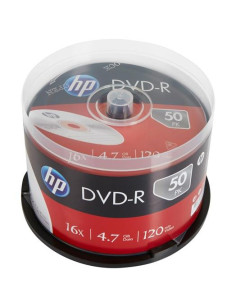 HEWLETT PACKARD HP DVD-R 47GB 16X  TARRINA DE 50 UNIDADES