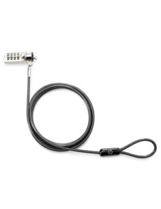 HP CABLE DE SEGURIDAD CON COMBINACION PARA PORTÁTIL NEGRO