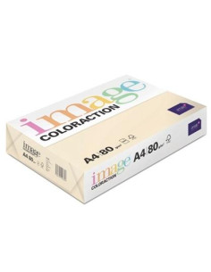 IMAGE PAPEL REPROGRÁFICO COLORACTION DIN A4 80GR PAQUETE 500H DUNESALMÓN ARENA -CAJA 5 UD-